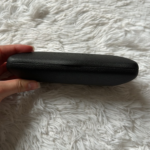 BALENCIAGA LEATHER SUNGLASSES CASE WITH CLEANING CLOTH BLACK - Picture 9 of 13